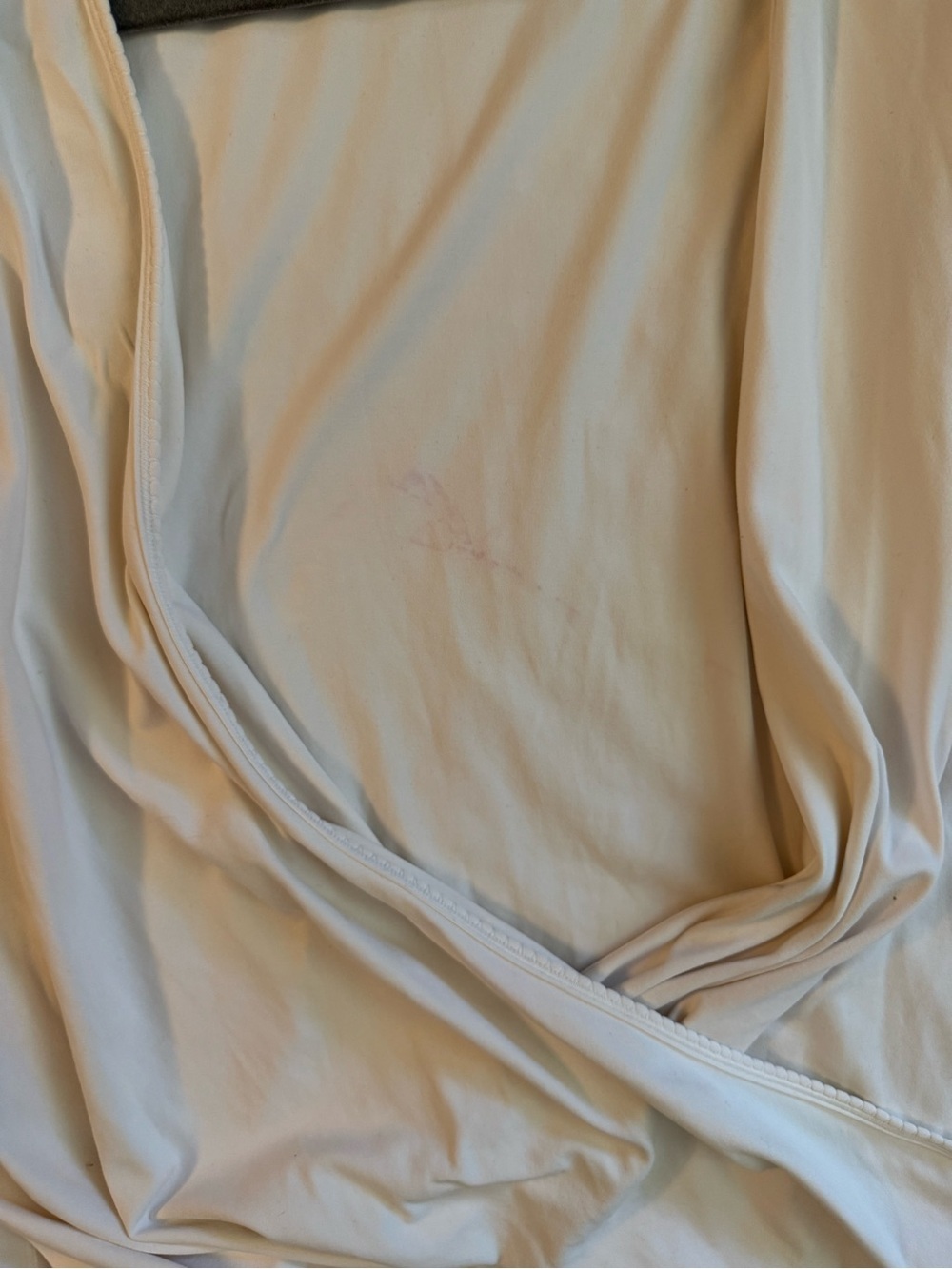 Lululemon white wrap top, size 12, in EUC (see notes) - Picture 5 of 7